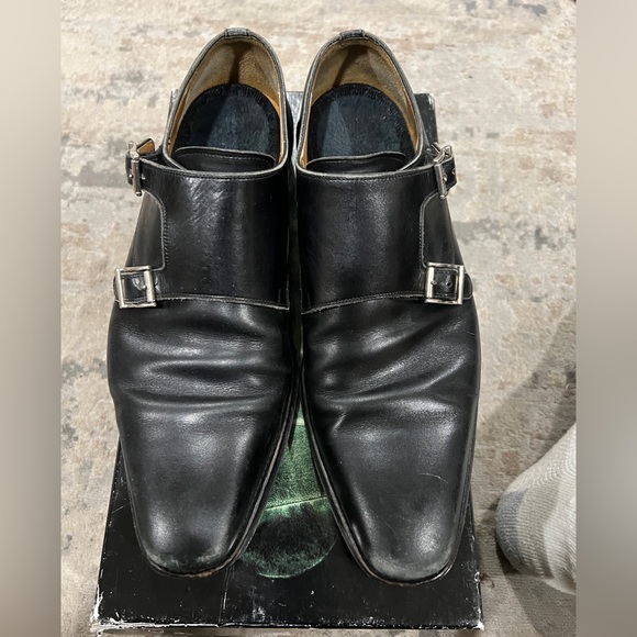 Magnanni Monk Strap Loafer size 8 - Picture 2 of 2